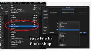 Save File In Photoshop