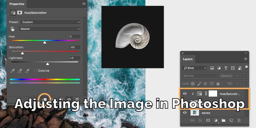 Adjusting the Image in Photoshop