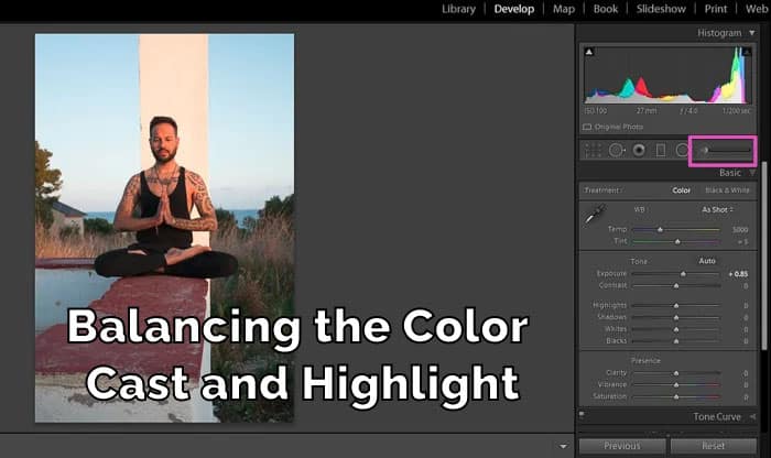 Balancing The Color Cast And Hightlights