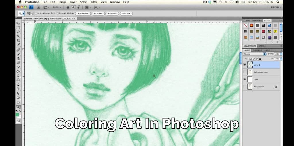 Coloring Art In Photoshop