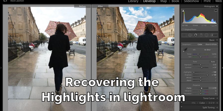 Recovering the Highlights In Lightroom
