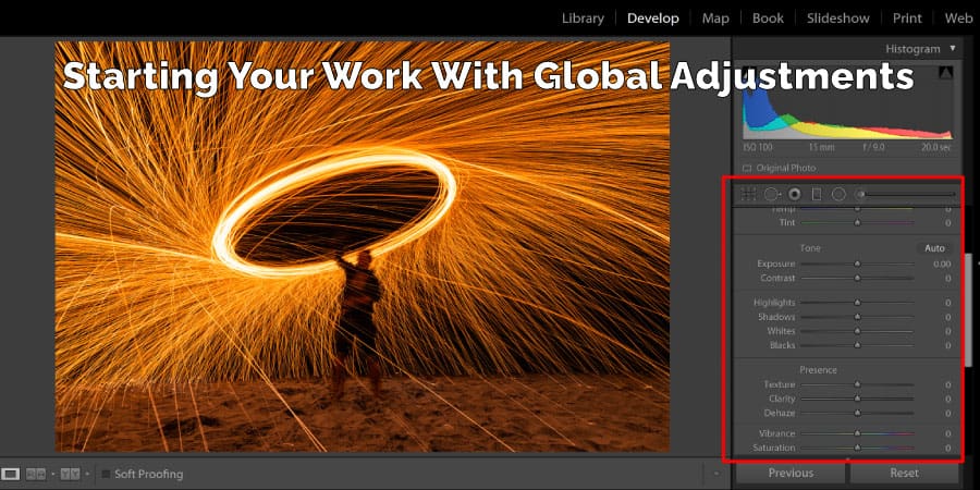 Starting Your Work With Global Adjustments
